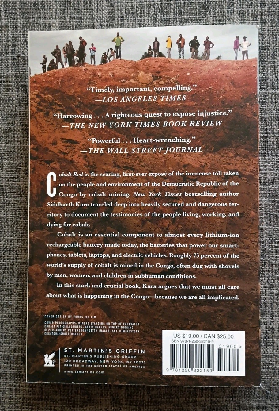Cobalt Red: How the Blood of the Congo Powers Our Lives by Siddharth Kara