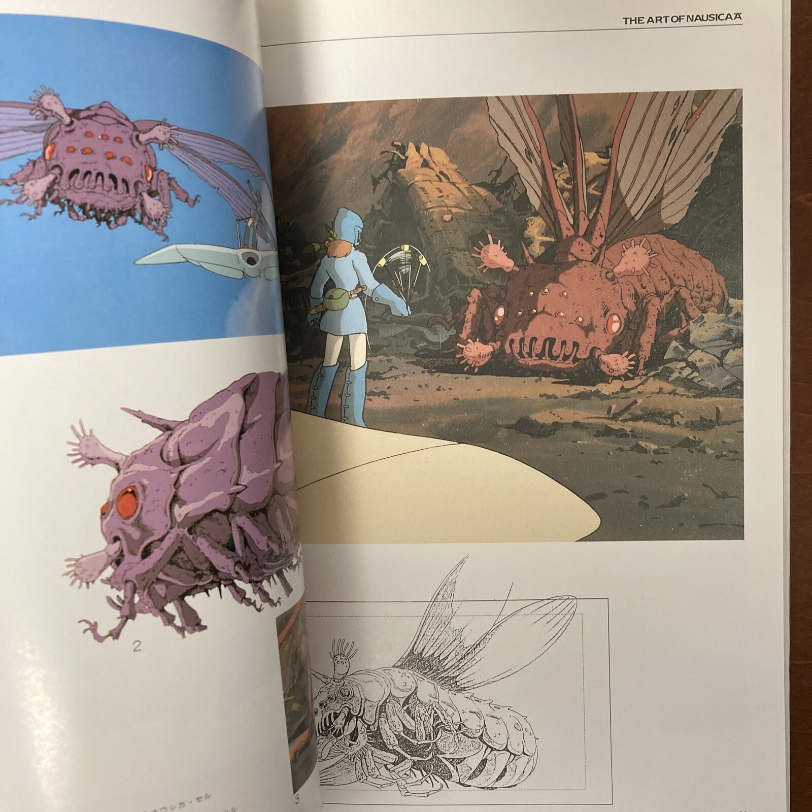 THE ART OF NAUSICAA Hayao Miyazaki Art Book Illustration