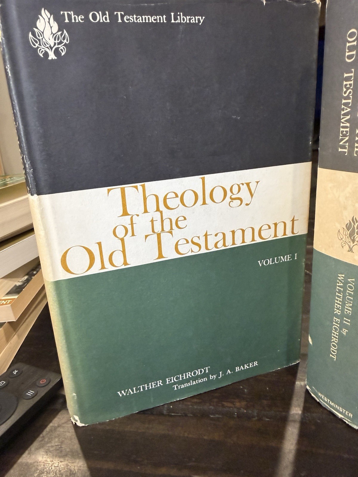 2 Vol Set Theology of the Old Testament Eichrodt Westminster Press HBDJ