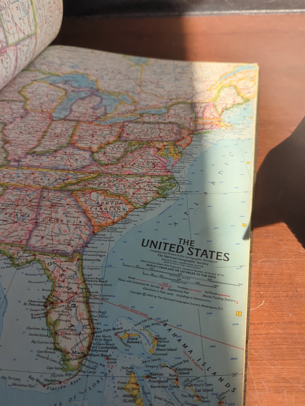 NATIONAL GEOGRAPHIC ATLAS OF THE FIFTY UNITED STATES 1960 HUGE 75 Pages Clean