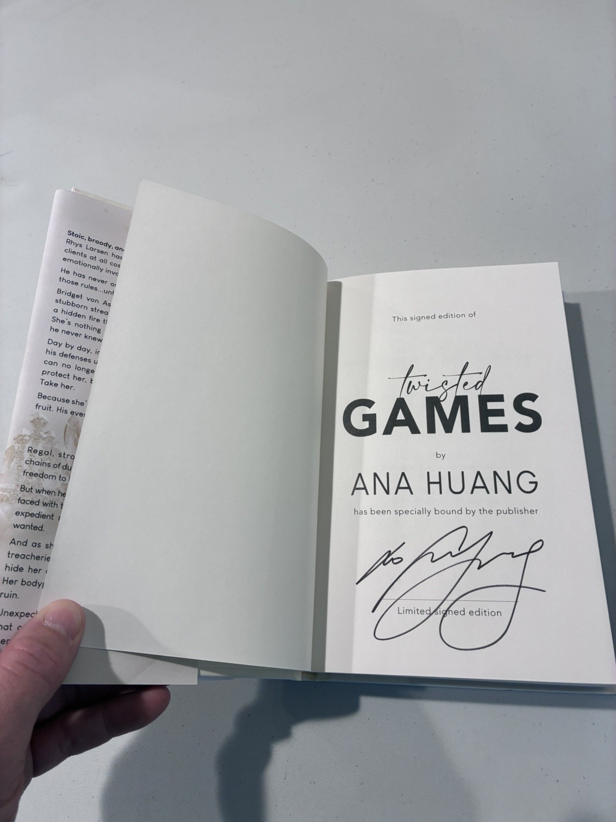 SIGNED Twisted Games Ana Huang Book 2