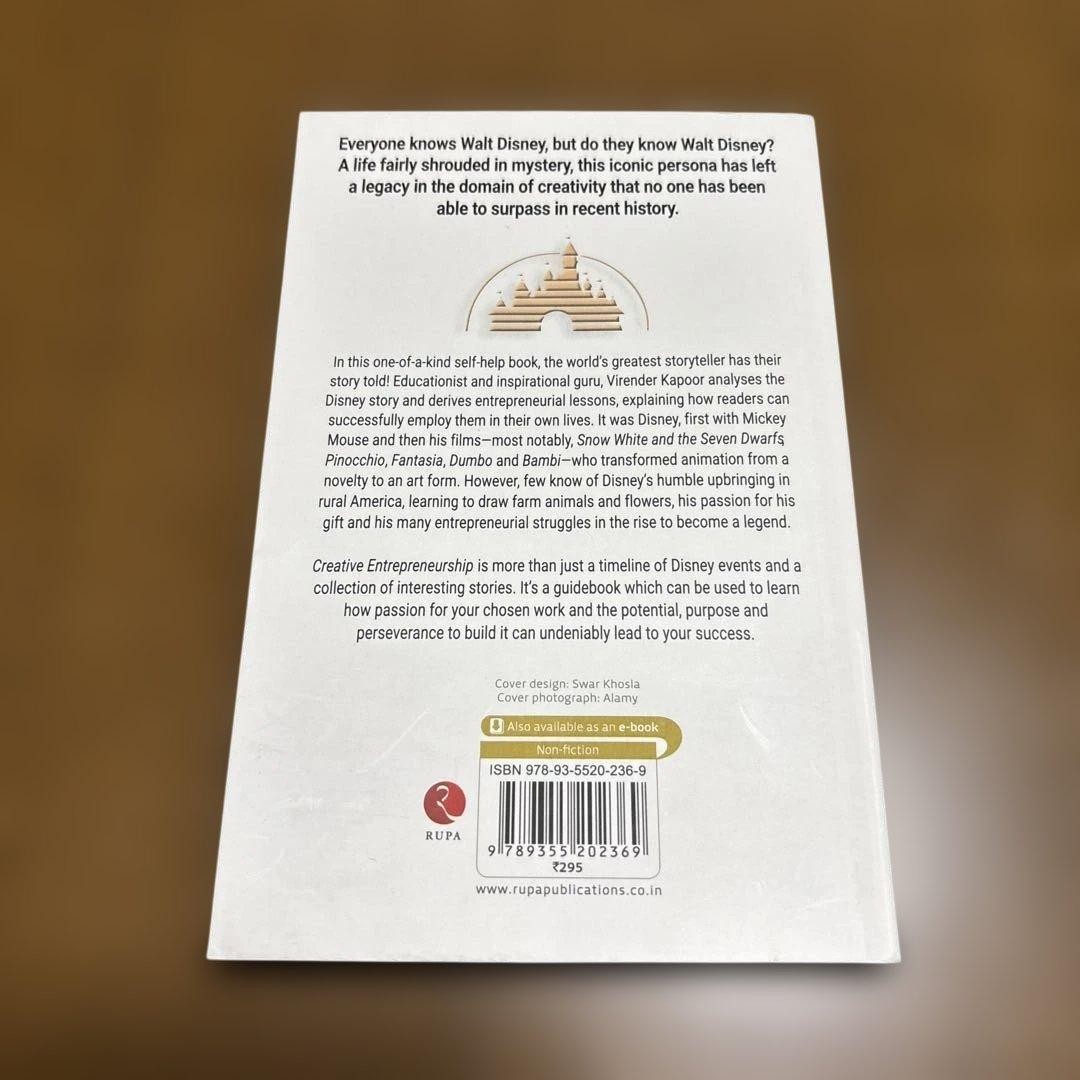 Creative Entrepreneurship Walt Disney Guidebook 2019 135 Pages