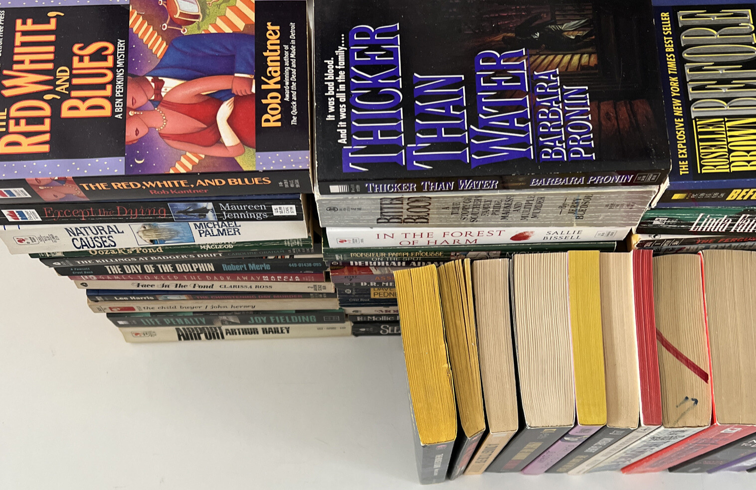 Lot of 10 Mystery Suspense Thriller Paperbacks Random Mix Good to Like New