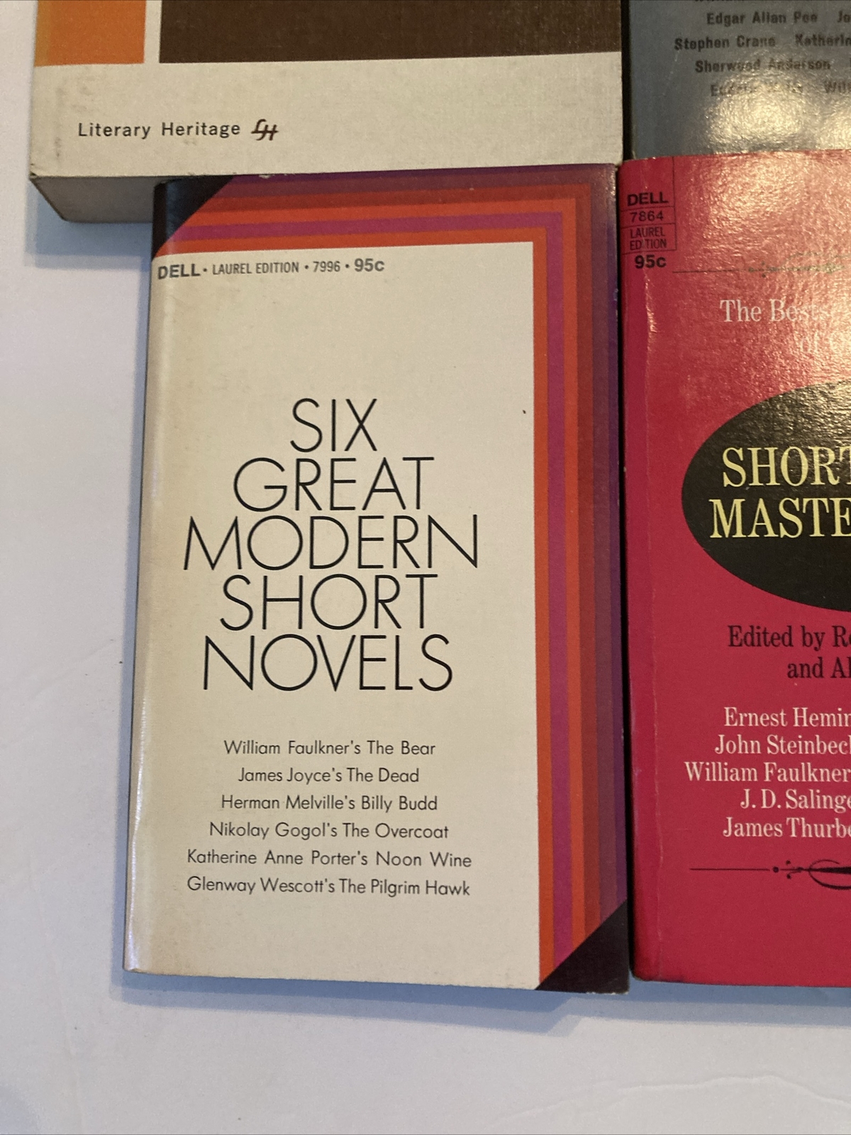 Lot of 4 Books of American Literture Plays Drama Novels Stories Prose Paperback