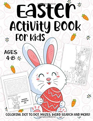 Easter Activity Book For Kids Ages 4-8: A Fun Kid Workbook Game For Learning…