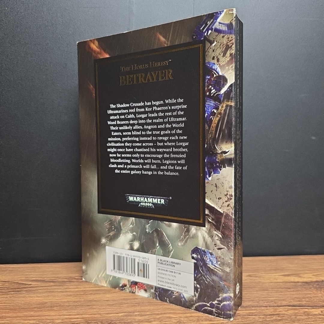Warhammer 40K: Horus Heresy: Betrayer, Aaron Dembski-Bowden ~ 9×6 TPB