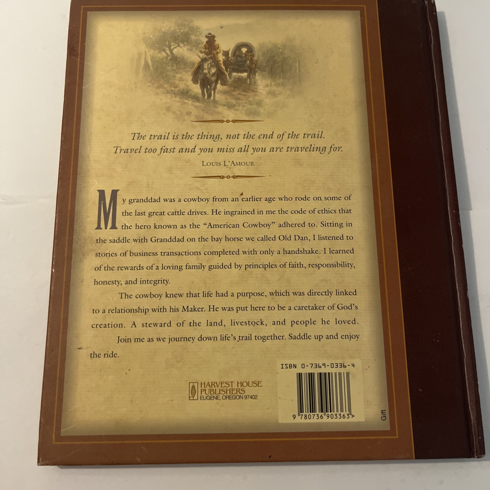 SIGNED- l The Great Trail Ride: Meeting God in the Wide Open Spaces Book Western