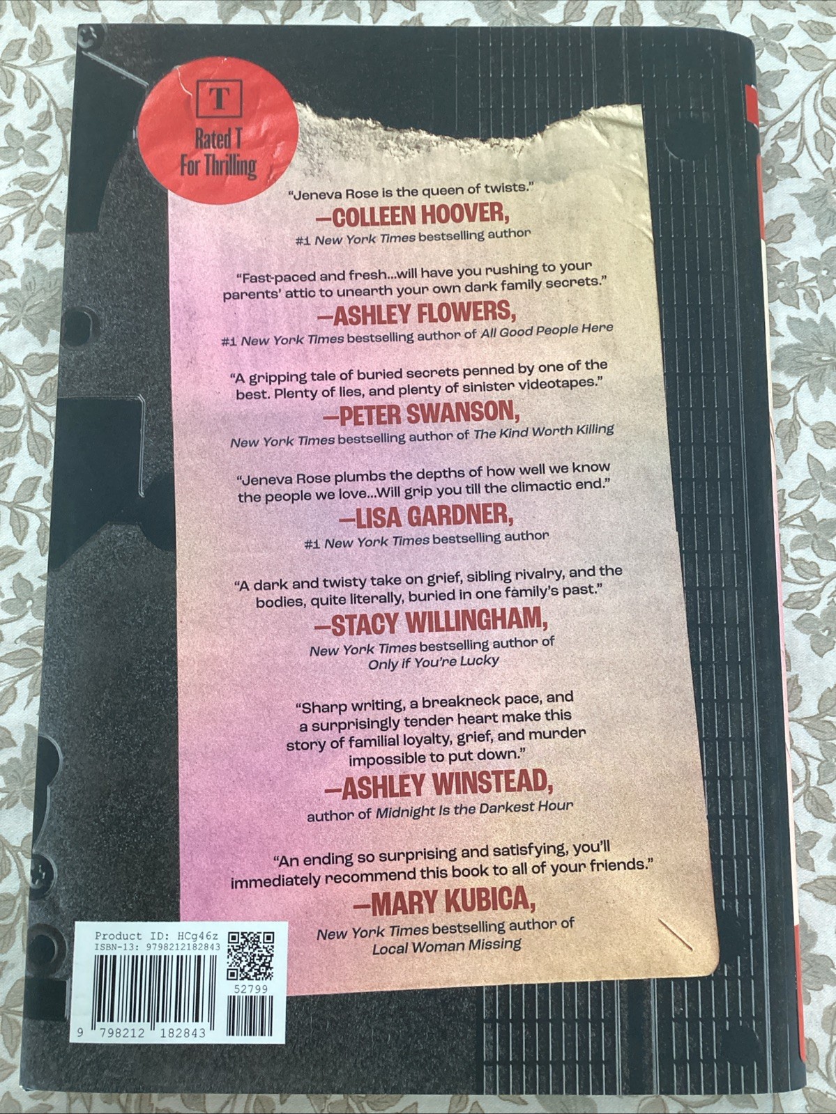 Home Is Where the Bodies Are Hardcover Book by Jeneva Rose BRAND NEW!