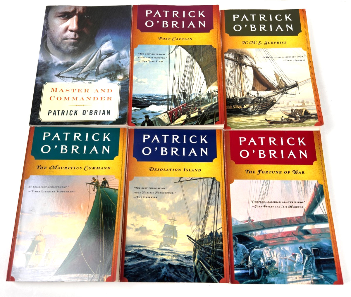 Aubrey & Maturin Master Commander Patrick O’Brian Complete Set Series Lot of 21