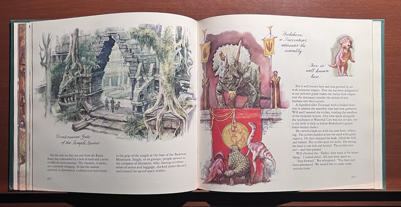 James Gurney ORIGINAL T-Rex Sketch Drawing + Signed Dinotopia 1st Edition HC