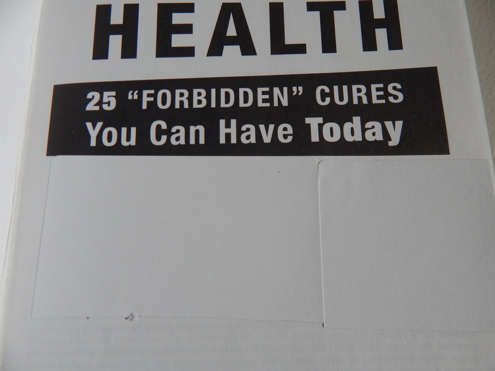 Lot 2 Miracles from the Vault + Uncensored Health PB books Jenny Thompson + AFAH