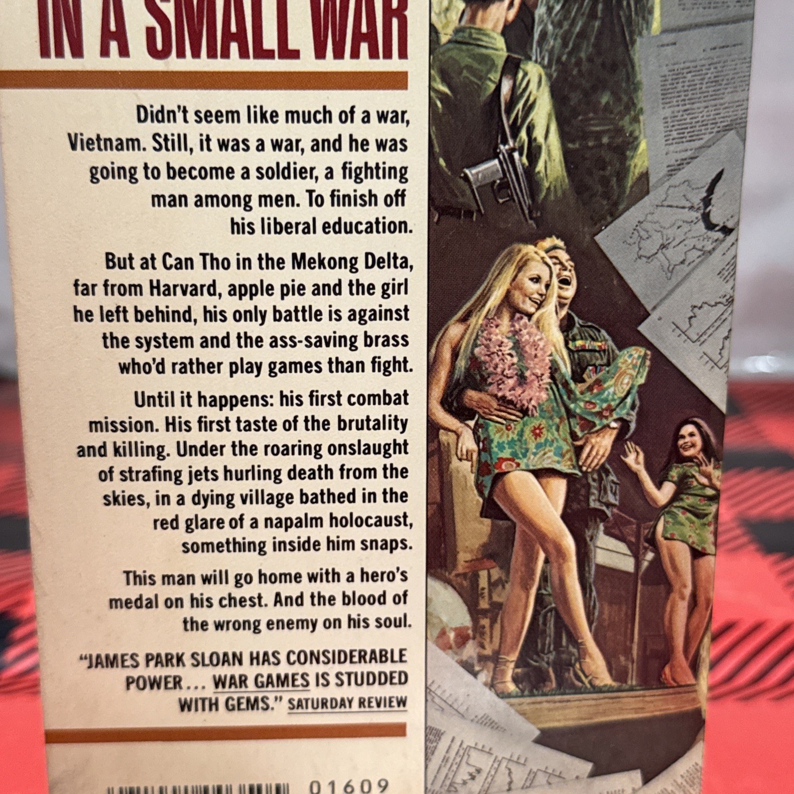 War Games by James Park Sloan ~ 1973 Vintage Paperback Book Action Thriller