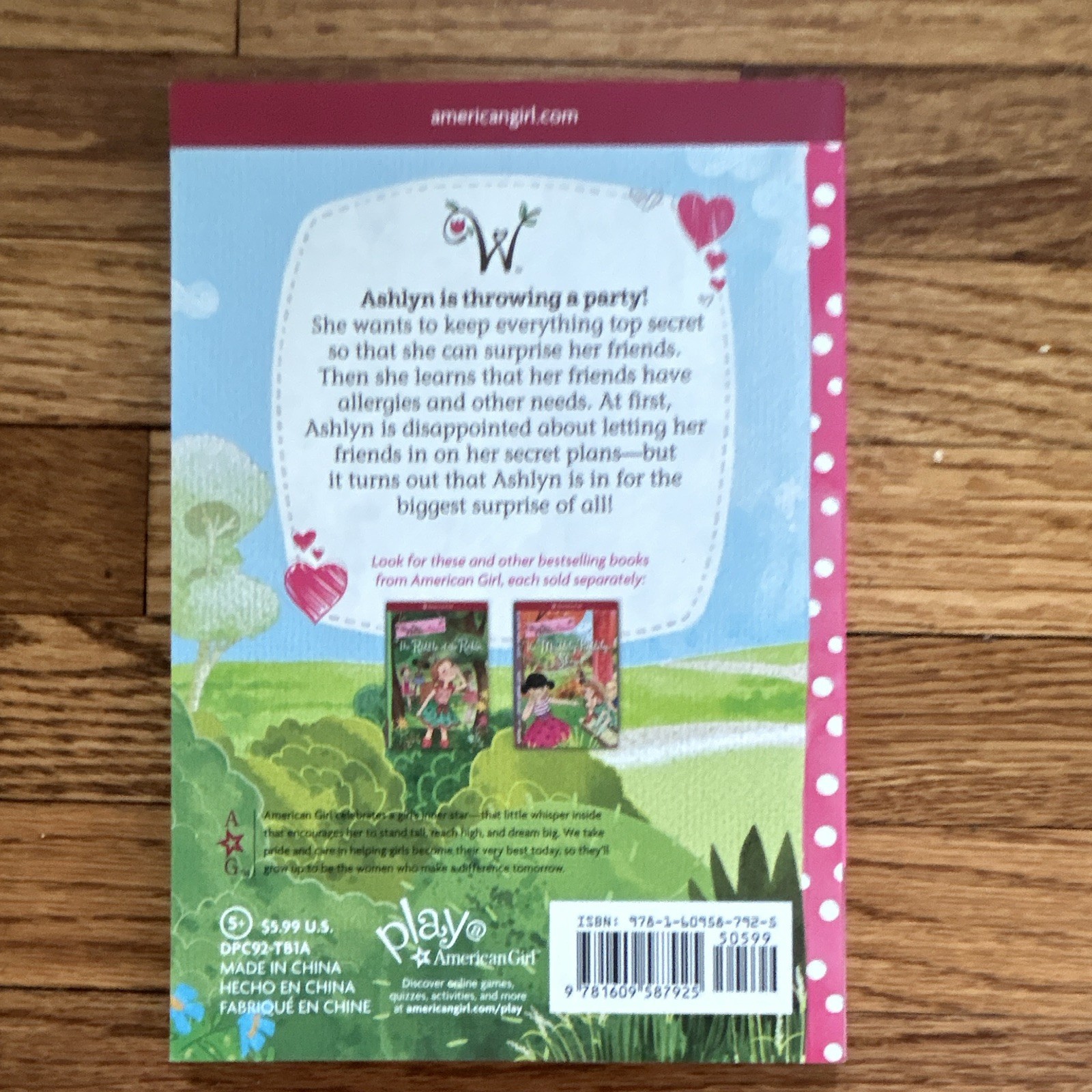 Ashlyn’s Unsurprise Party by Valerie Tripp (2016, Trade Paperback)