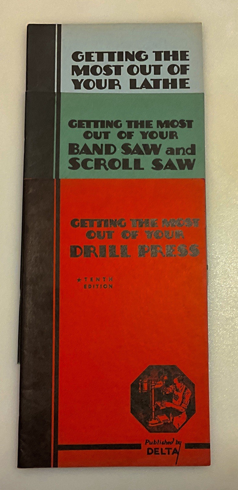 Delta Lathe Band Saw Circular Saw Jointer Drill Press 6 Delta-Craft Hand Books