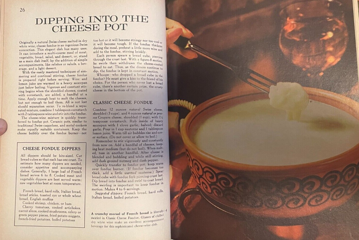Better Homes and Gardens FONDUE & Tabletop Cooking -1971 HC – Meredith Corp.