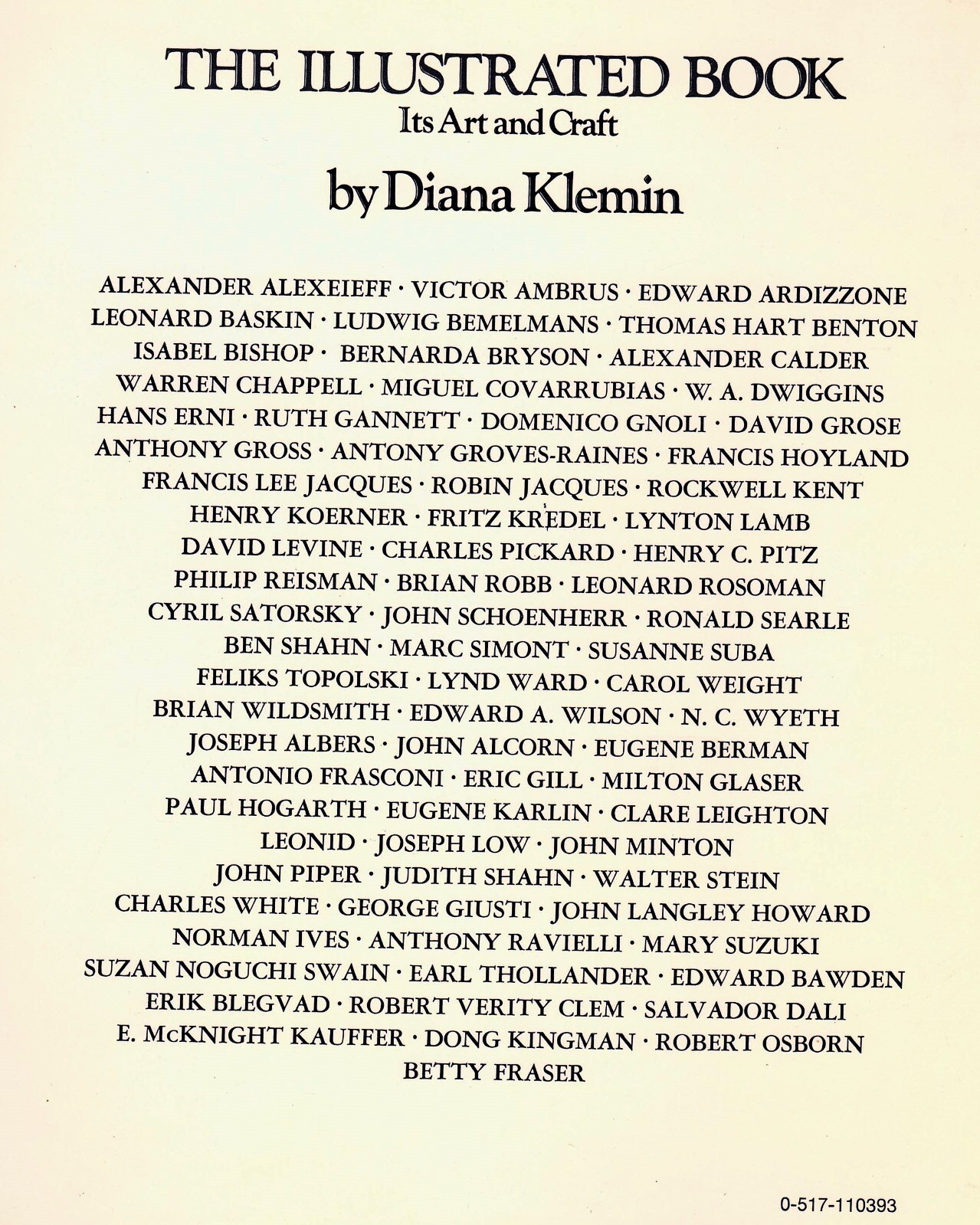 The Illustrated Book, Arts and Craft copyright 1965, 159 Pages, by Diana Klemin