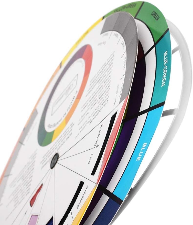 9.25-Inch Color Mixing Blending Wheel – Perfect for Makeup and Tattoo Artists