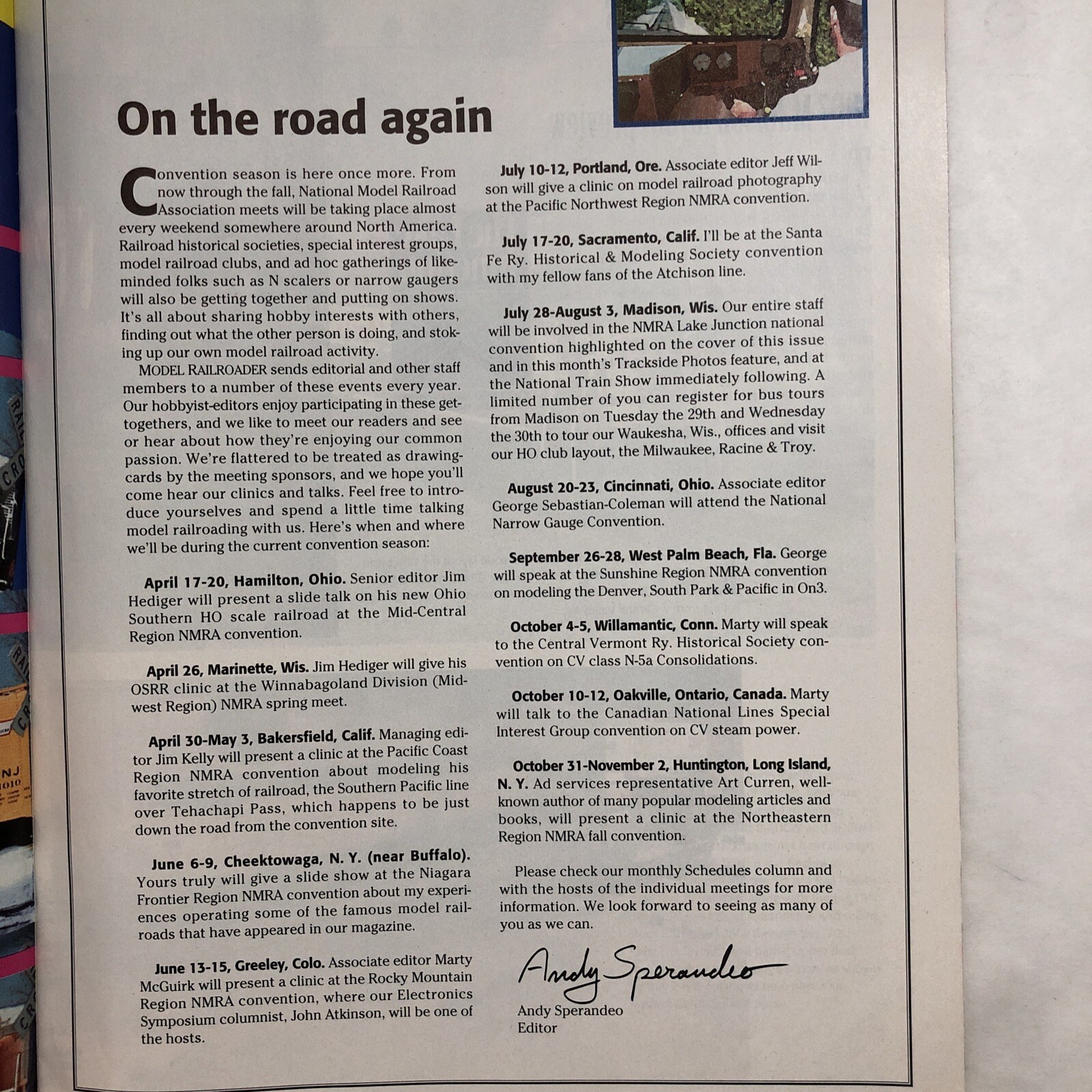 MODEL RAILROADER Magazines Apr 1997 MNRA Convention, July 1998 LOT-OF-2 AS SHOWN