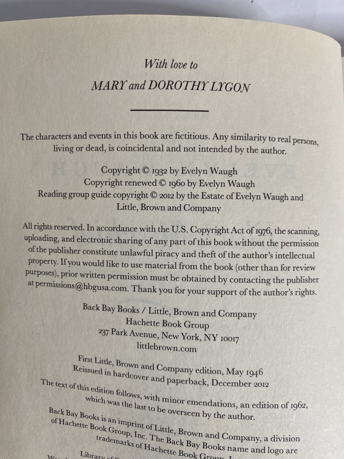 Black Mischief by Evelyn Waugh (2012) FREE SHIPPING