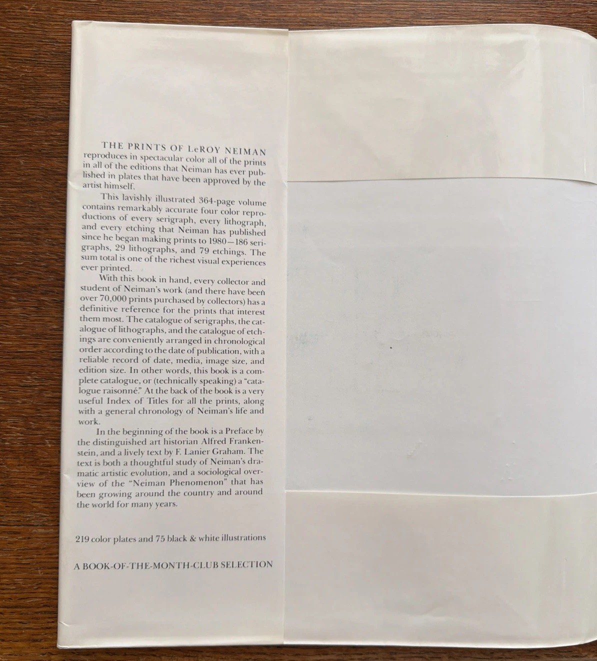 The Prints of LeRoy Neiman: A Catalogue of Raisonné, 1980 HBDJ – SIGNED!