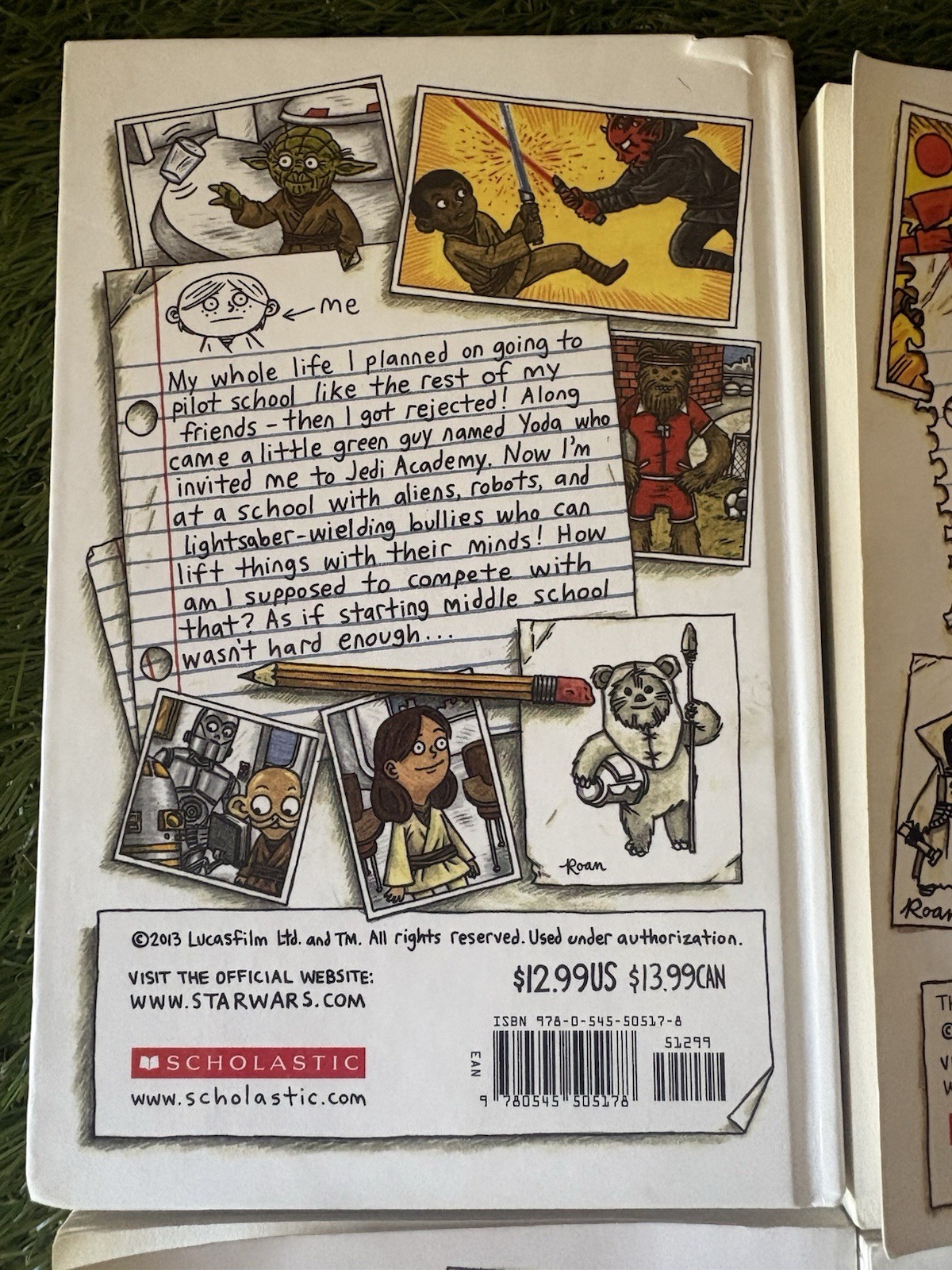 LOT Of 4 Star Wars Jedi Academy Books Jeffrey Brown Jarrett J. Krosoczka