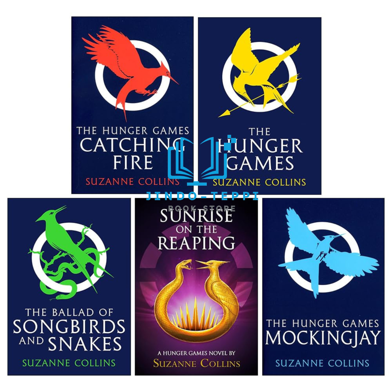 Hunger Games 5 Book Hardcover Box Set Suzanne Collins Complete Series