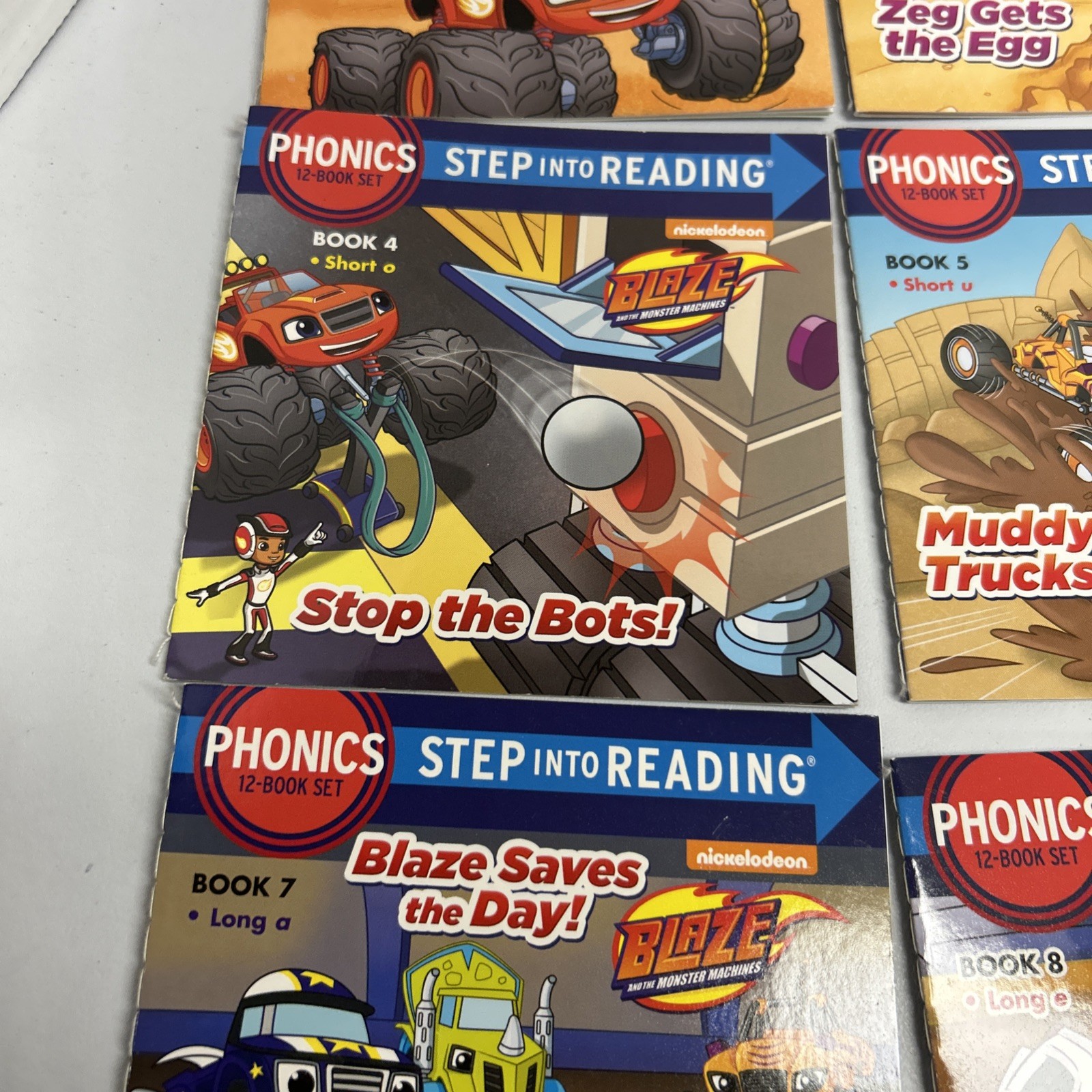 Step into Reading Ser.: Monster Phonics (Blaze and the Monster Machines) 12 Book
