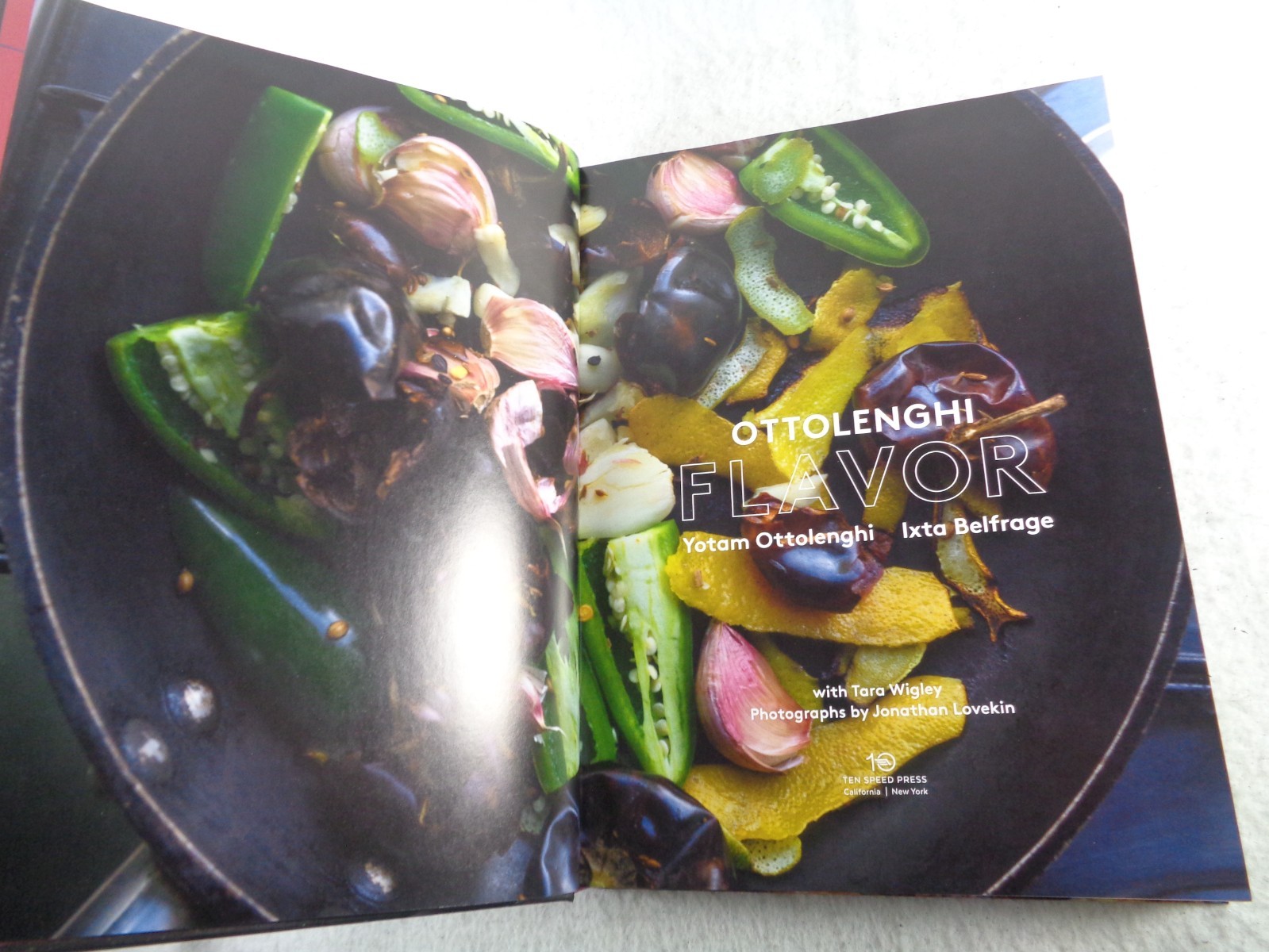 Ottolenghi Flavor A Cookbook Yotam Ottolenghi Ten Speed Press 1st US Ed HC Book