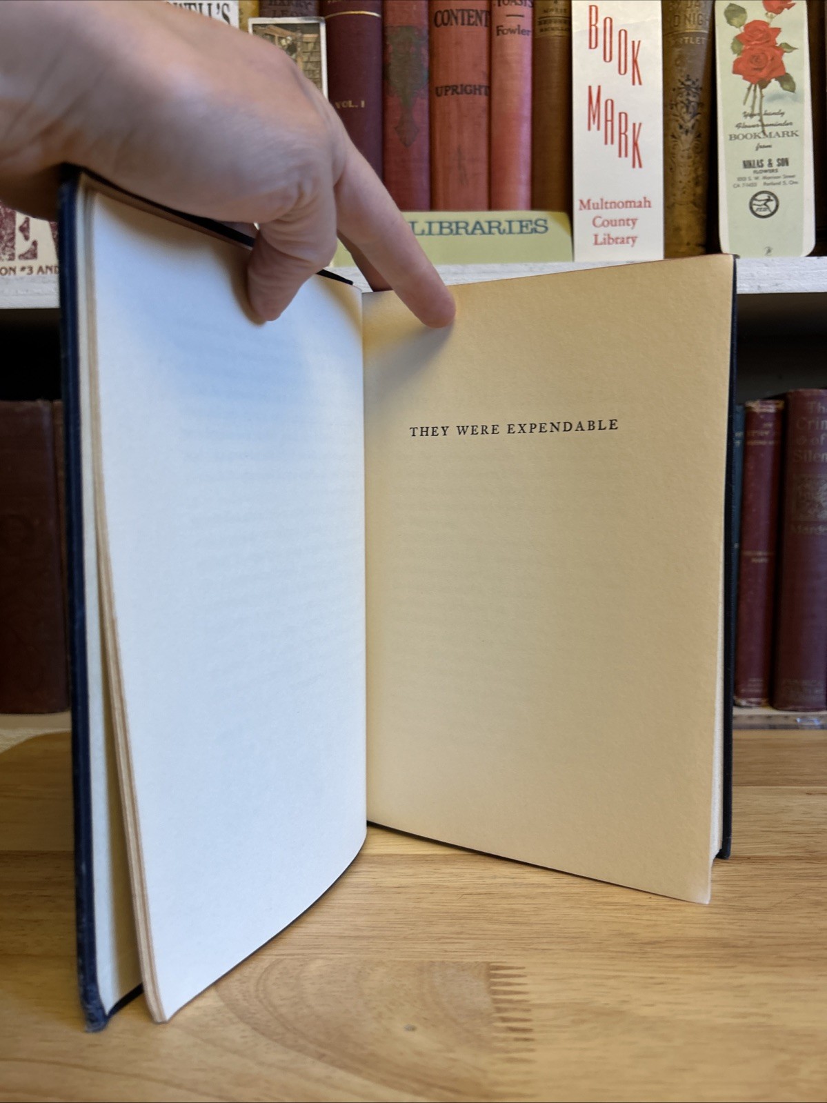 They Were Expendable: 1942 Harcourt, Brace And Company HC by W. L. White