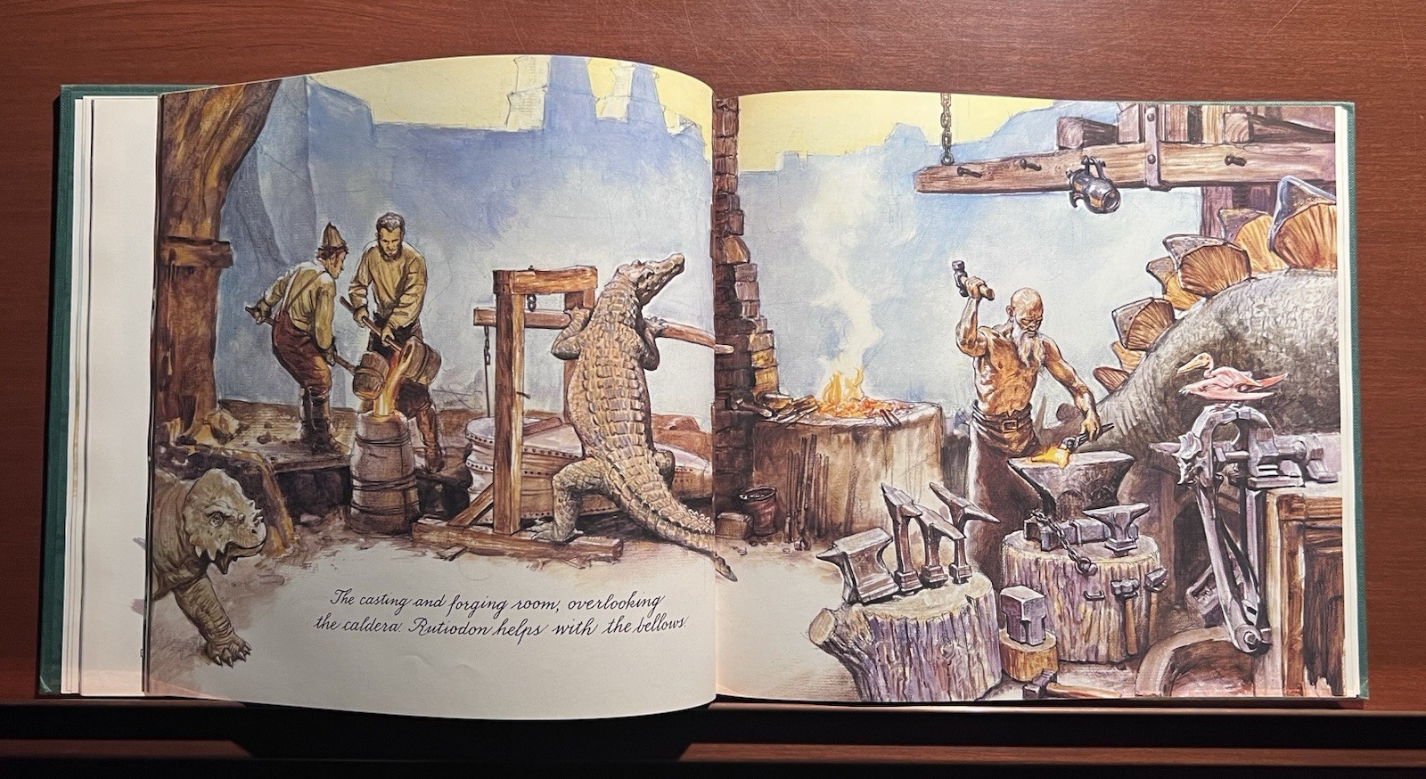 James Gurney ORIGINAL T-Rex Sketch Drawing + Signed Dinotopia 1st Edition HC