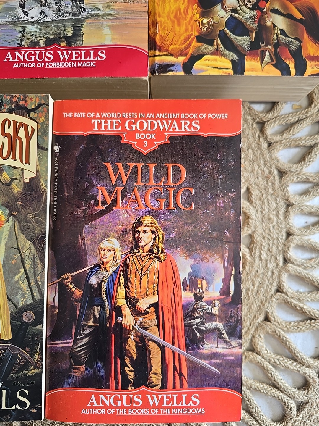 Lot of 5 The God Wars, Exile Children’s, Lords of the Sky Angus Wells PB Books
