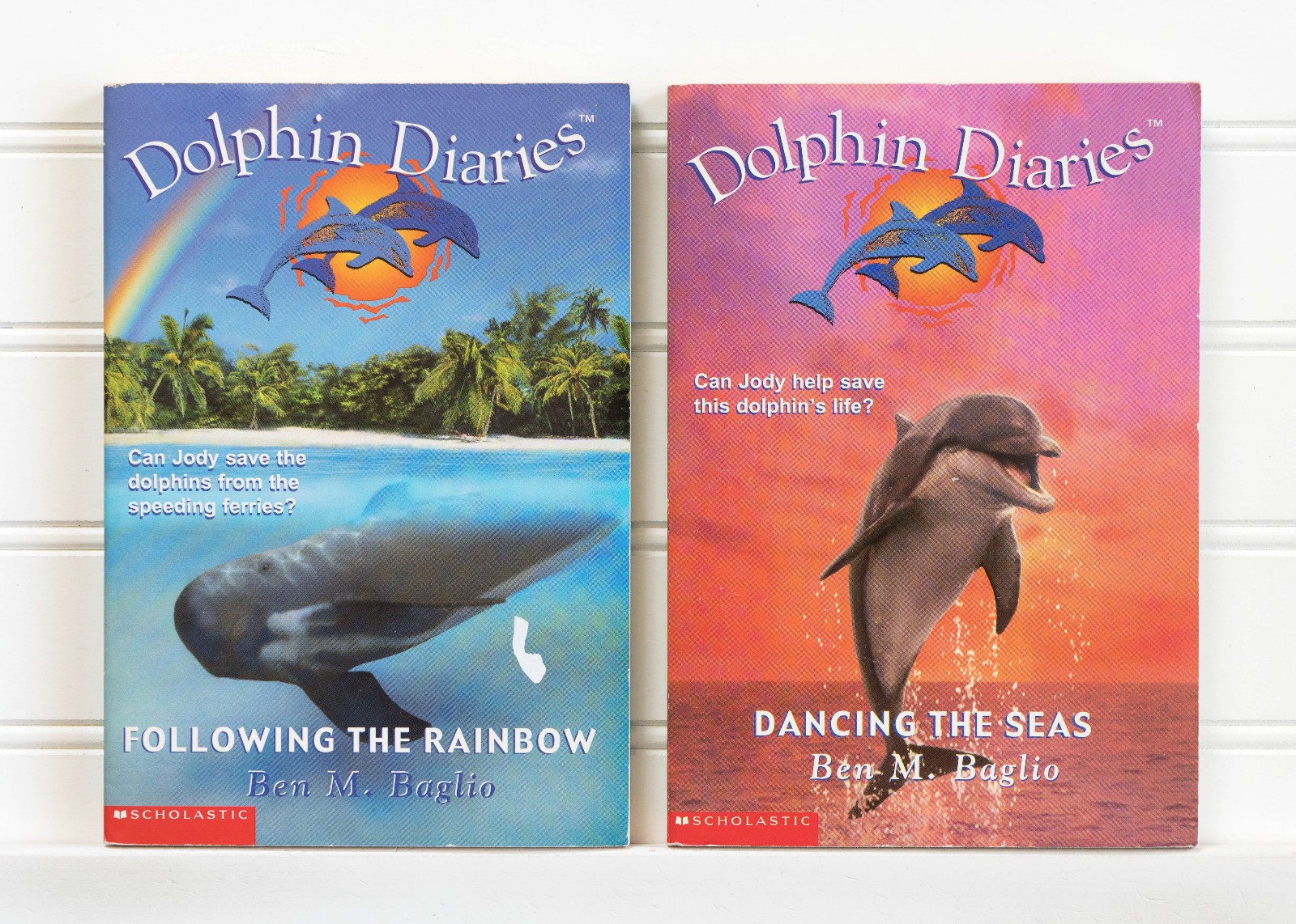 DOLPHIN DIARIES Complete Series Lot of 10 (#1-10) Set Paperback Books Ages 8-12