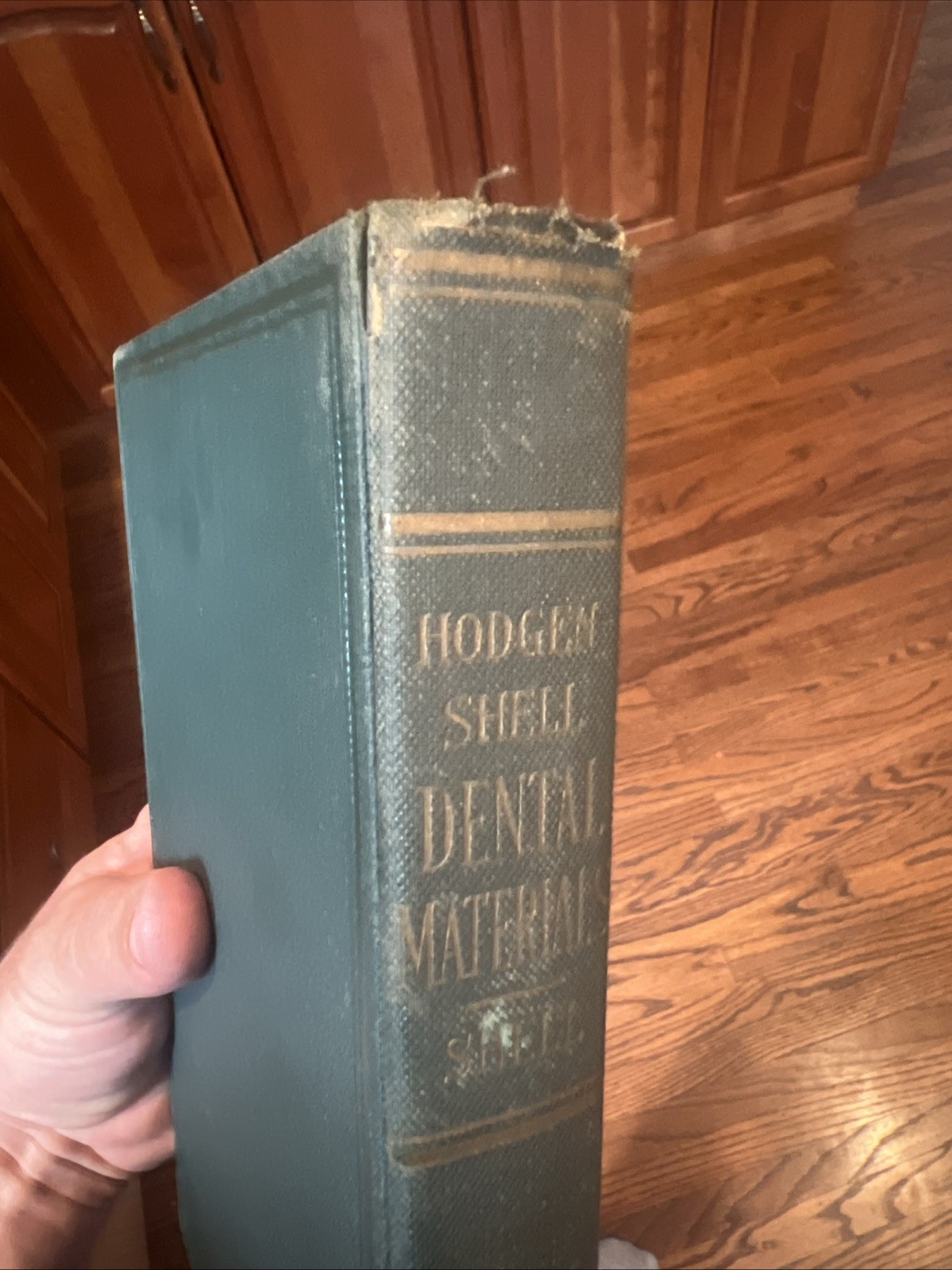 Hodgen-Shell DENTAL MATERIALS book hc 1938 JOHN S SHELL dentistry