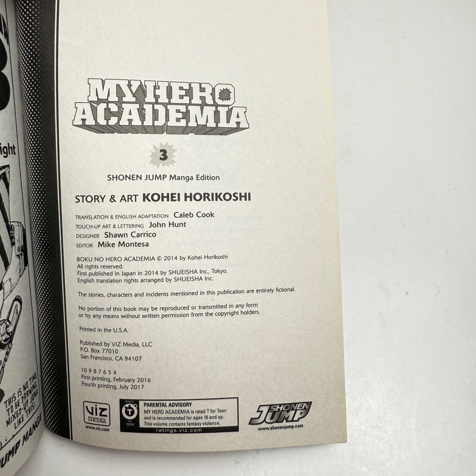 My Hero Academia Lot Vol. 1-3 ( Volume 1 2 3) Manga English Shonen Jump Comics