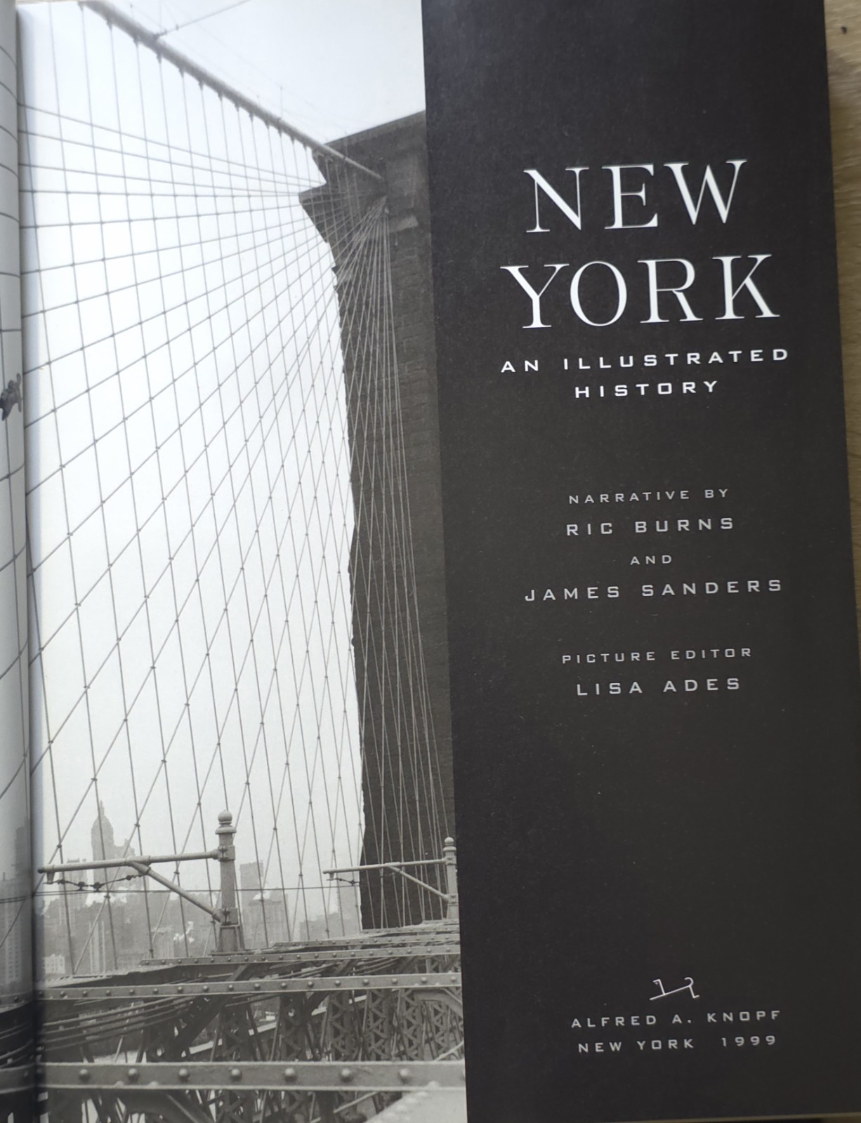 New York: An Illustrated History – Hardcover, by Ric Burns; James – Like New