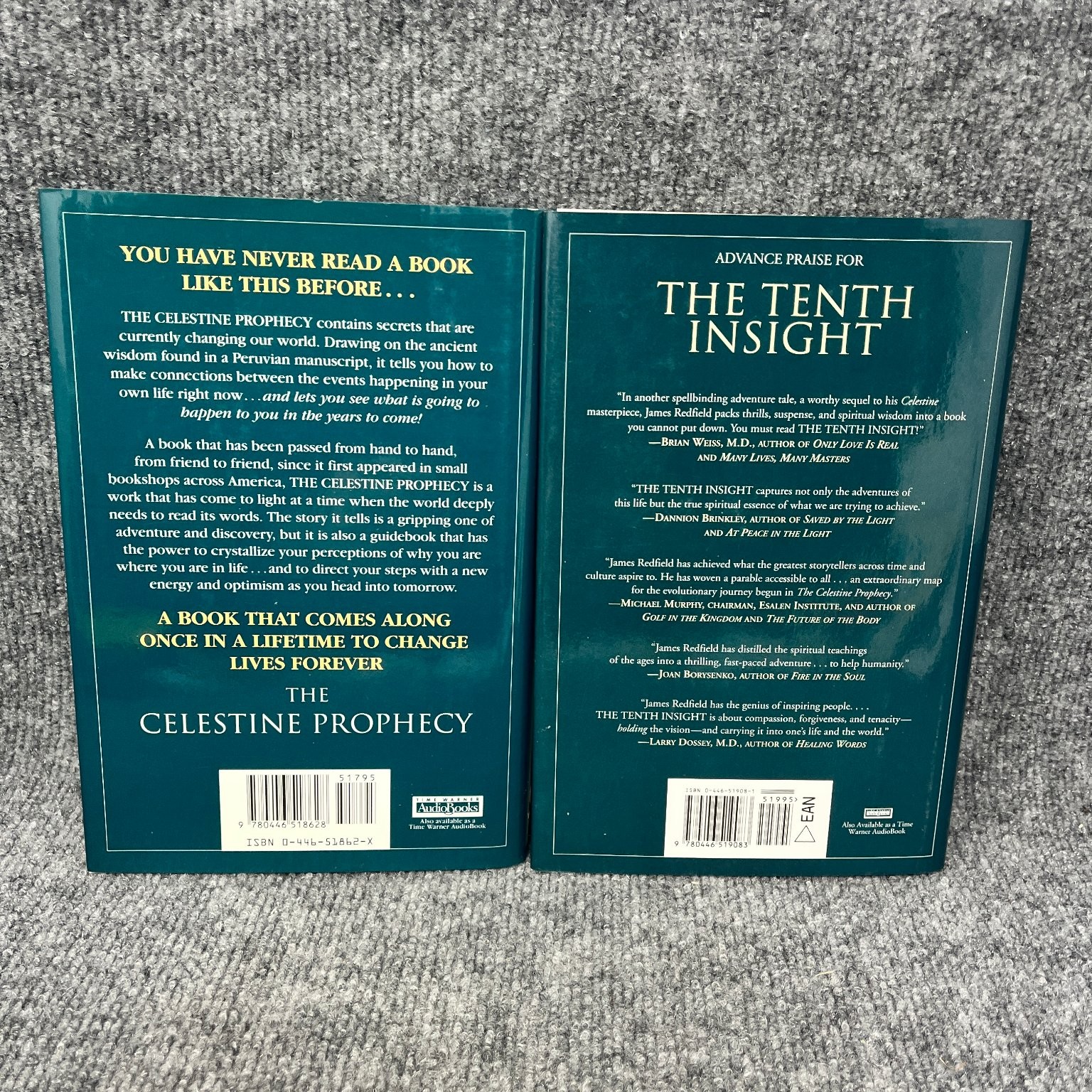 Celestine Prophecy & Tenth Insight James Redfield 1994 1996 First Printings