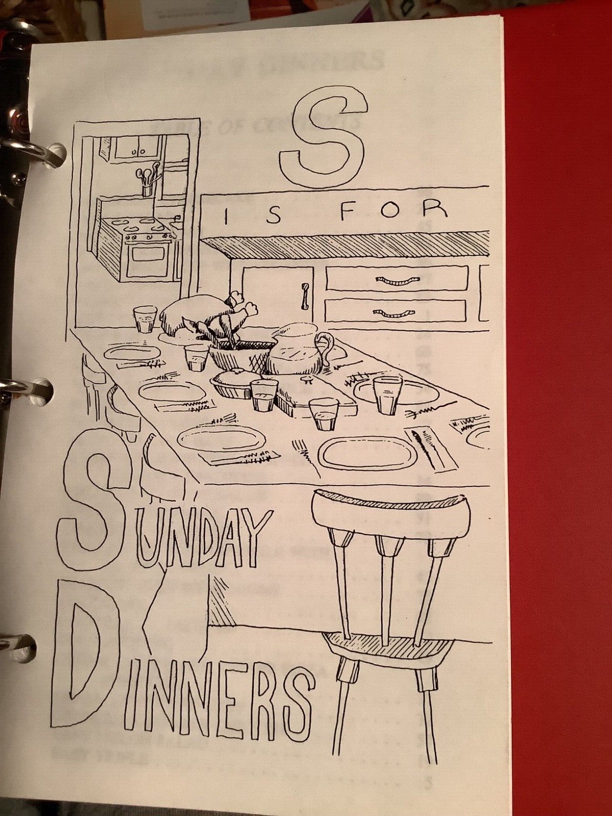 QED cooks/S is for Sunday dinners/ 102 pages