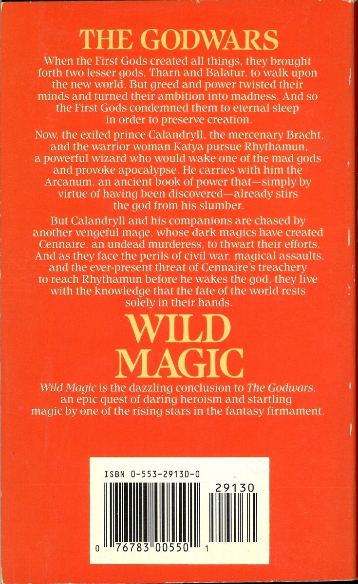 Wild Magic (The Godwars #3), Angus Wells, PB Very Good 9780553291308