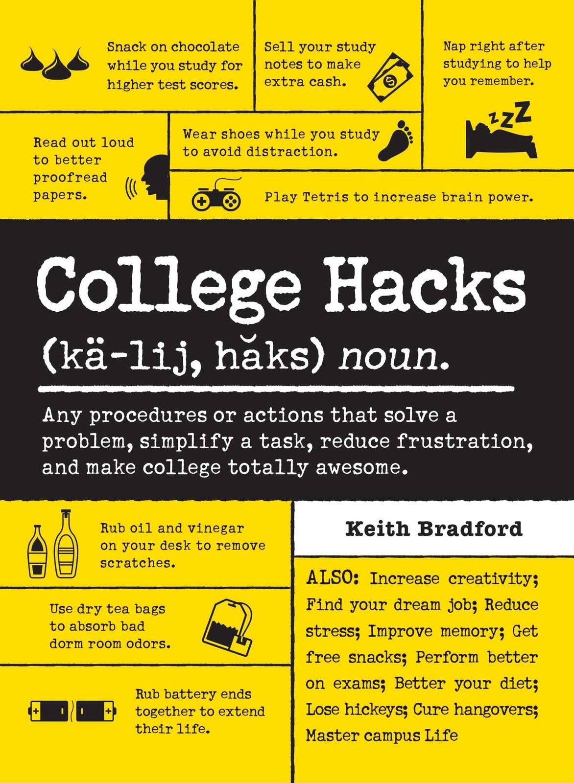 College Hacks (Life Hacks Series) Bradford, Keith paperback Good