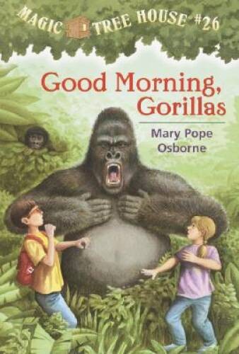 Good Morning, Gorillas (Magic Tree House) – Library Binding – GOOD