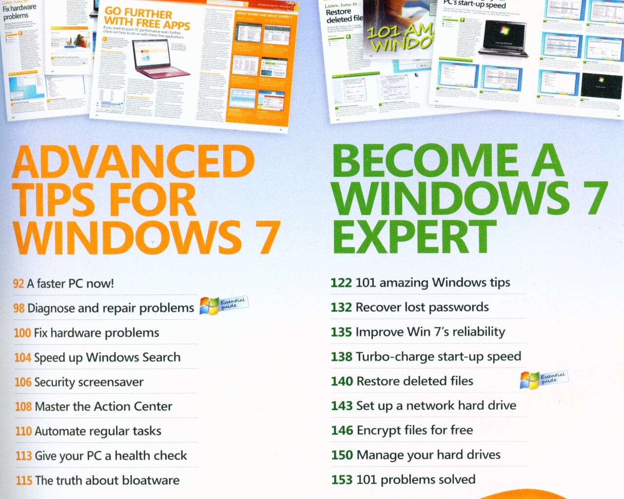 Windows 7 Secrets & Hacks TechPro 2014 – $20 Retail – 164 Pages of Expert Advice