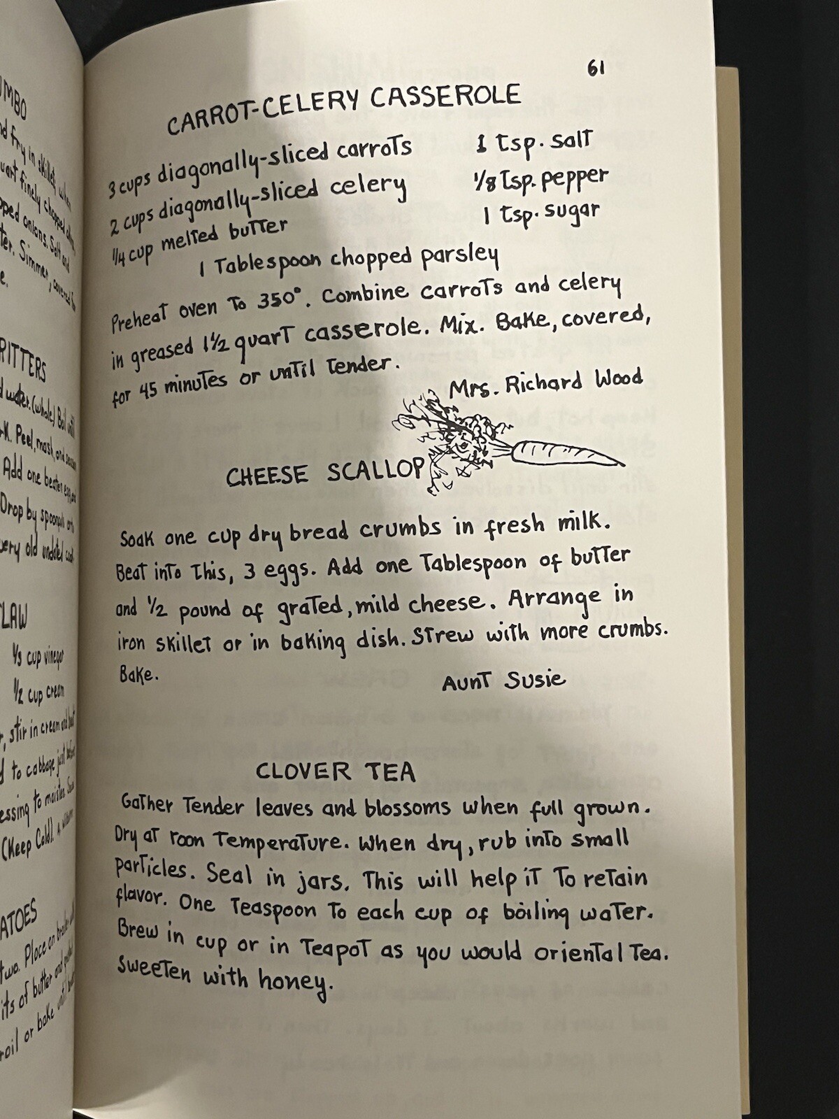 Old Timey Recipes Collected by Phyllis Connor Cookbook SC 13th Edition 1985
