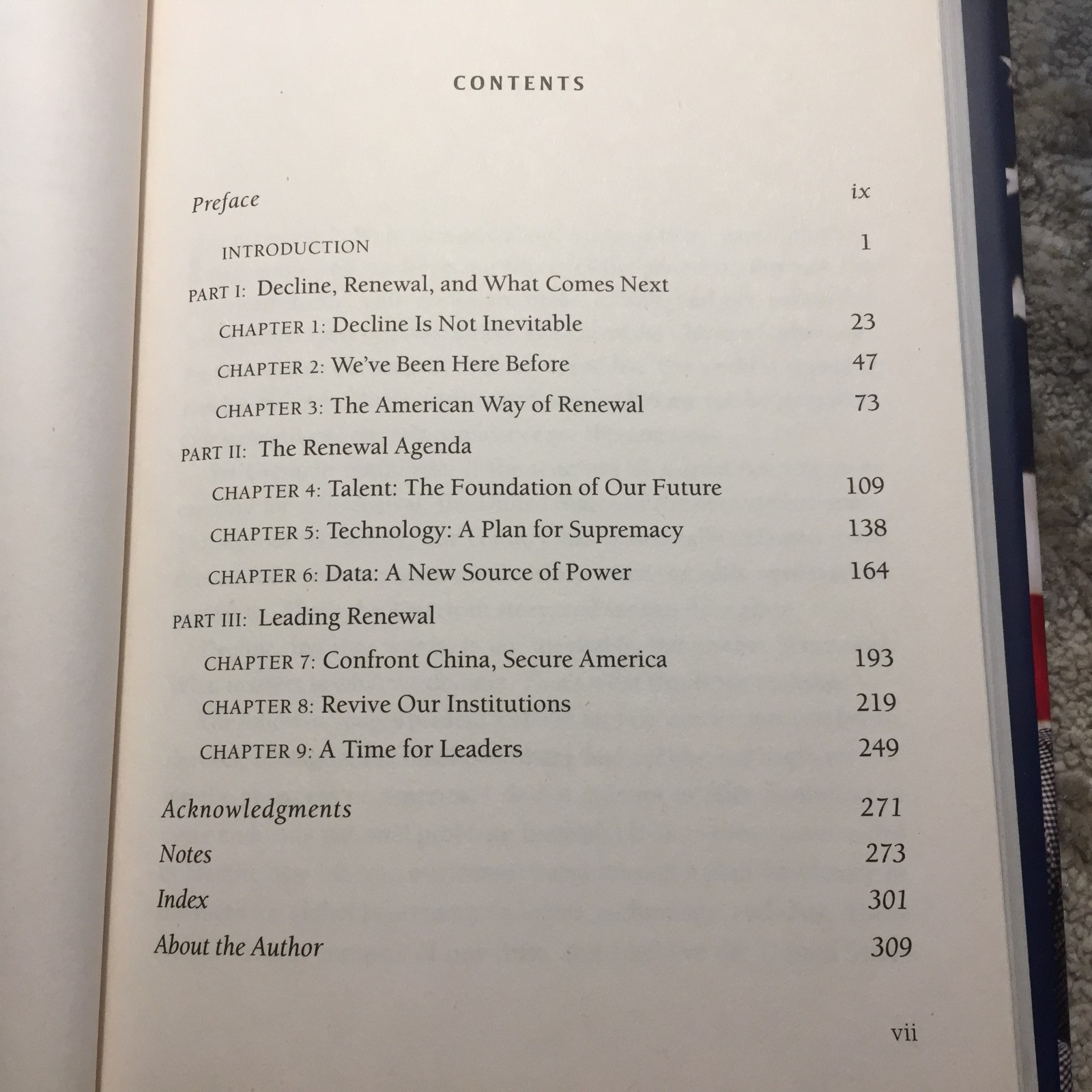 Superpower In Peril David H. McCormick Center Street Political Science SIGNED