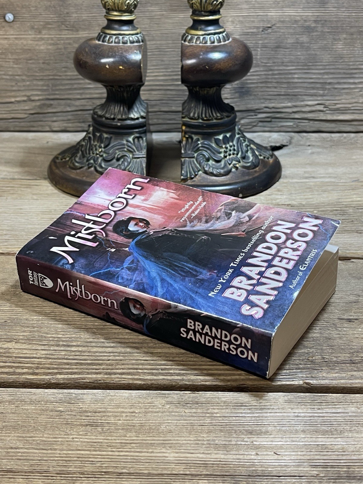 Mistborn Brandon Sanderson SIGNED 2007 PB 1st Mass Ed The Final Empire Fast Shi