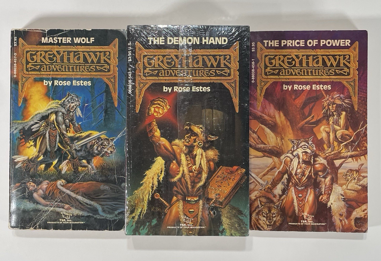 TSR Endless Quest Master Wolf Greyhawk Adventures Rose Estes Book 3-6 Sealed D&D
