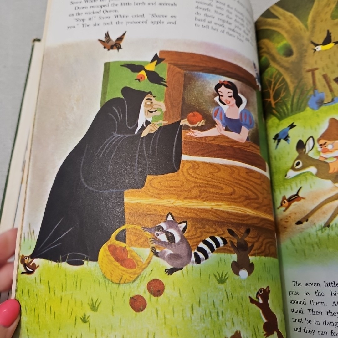 Walt Disney’s Fantasyland Wonderful Worlds 1965 Hardcover Book Golden Press