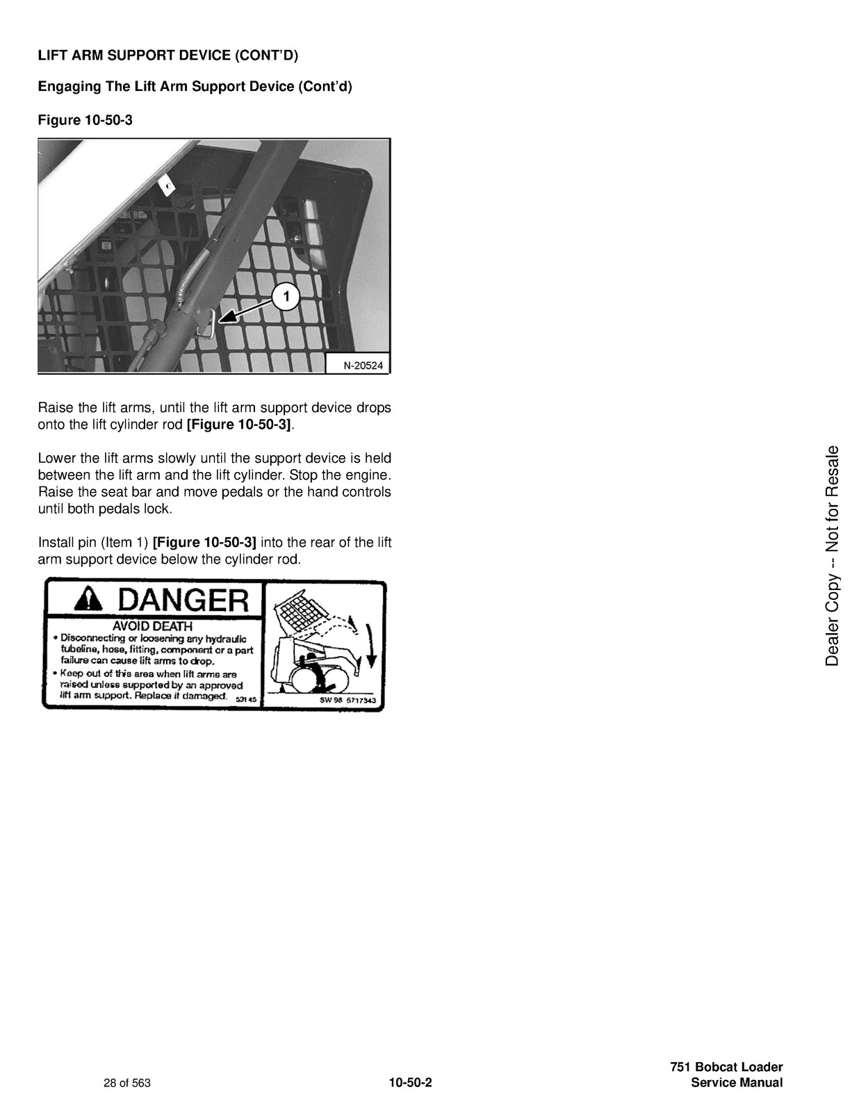 BOBCAT 751 Service Manual 2006 SN 515620001 Up – BOUND – COVERS – XL FOLDOUTS