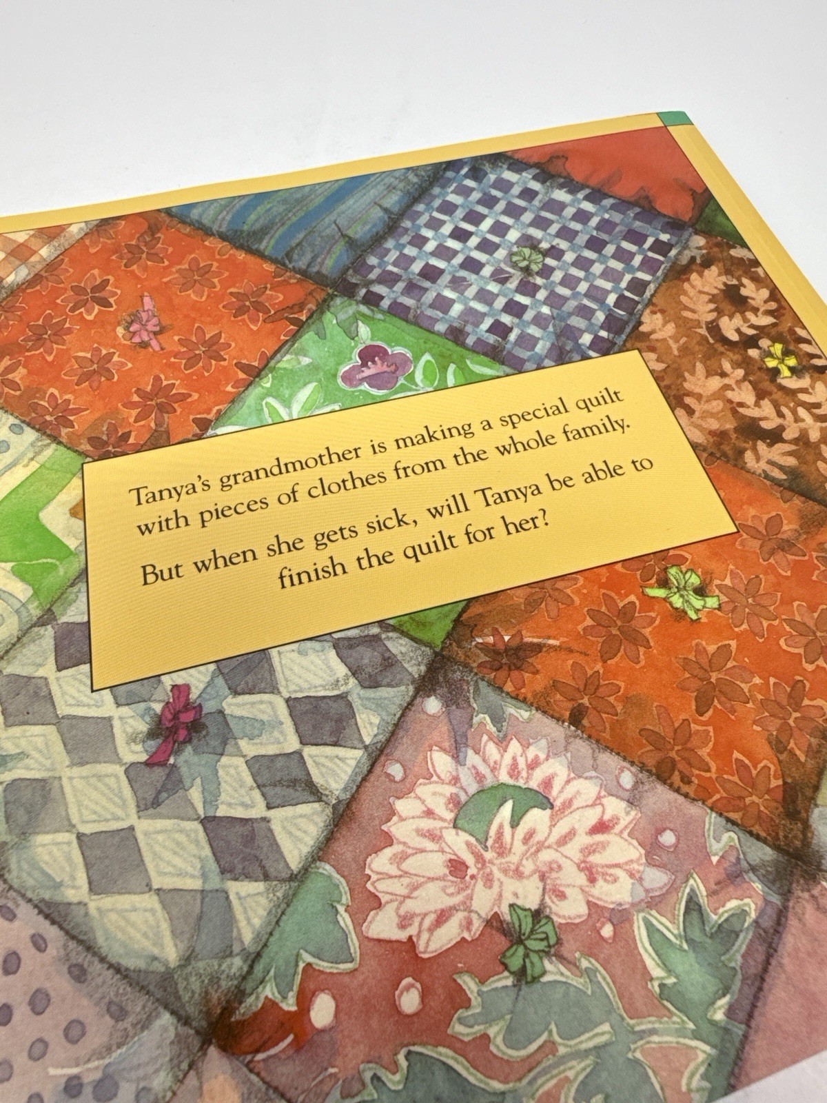 The Patchwork Quilt Book by Valerie Flournoy Scholastic PB Jerry Pinkney