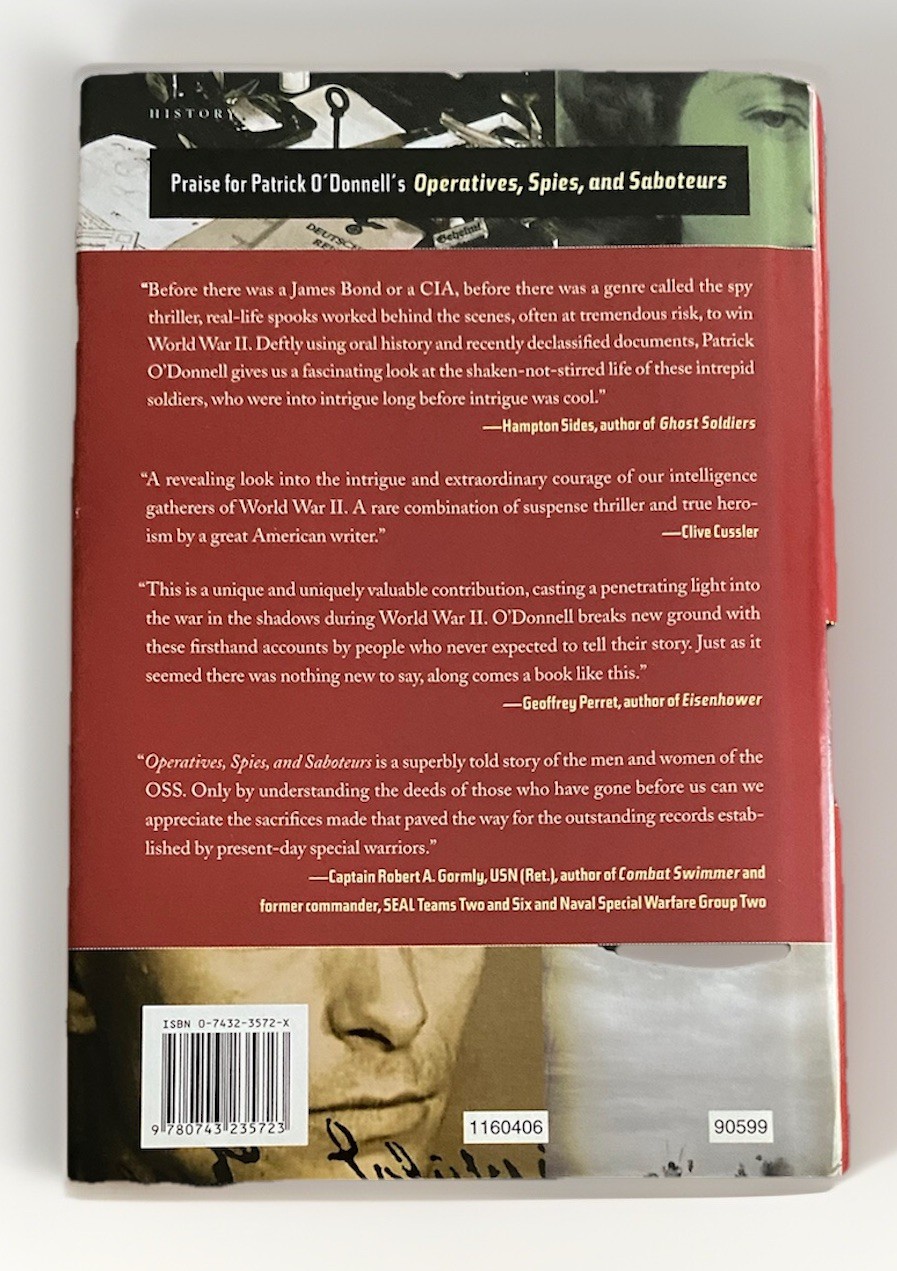 Operatives, Spies, and Saboteurs : The Unknow Story of the Men and Women of…