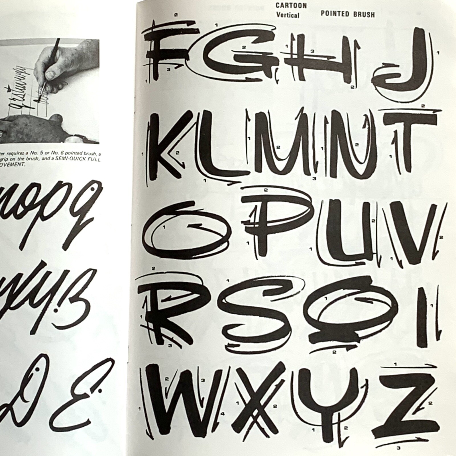 Vintage How To Draw Calligraphy & Lettering/1 1989 by Al Mack 31 Pages Bonus